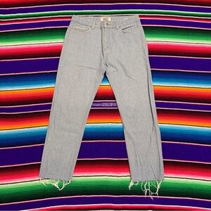 Naked & Famous High Skinny Recycled Selvedge Stone Blue Denim Jeans Womens 31